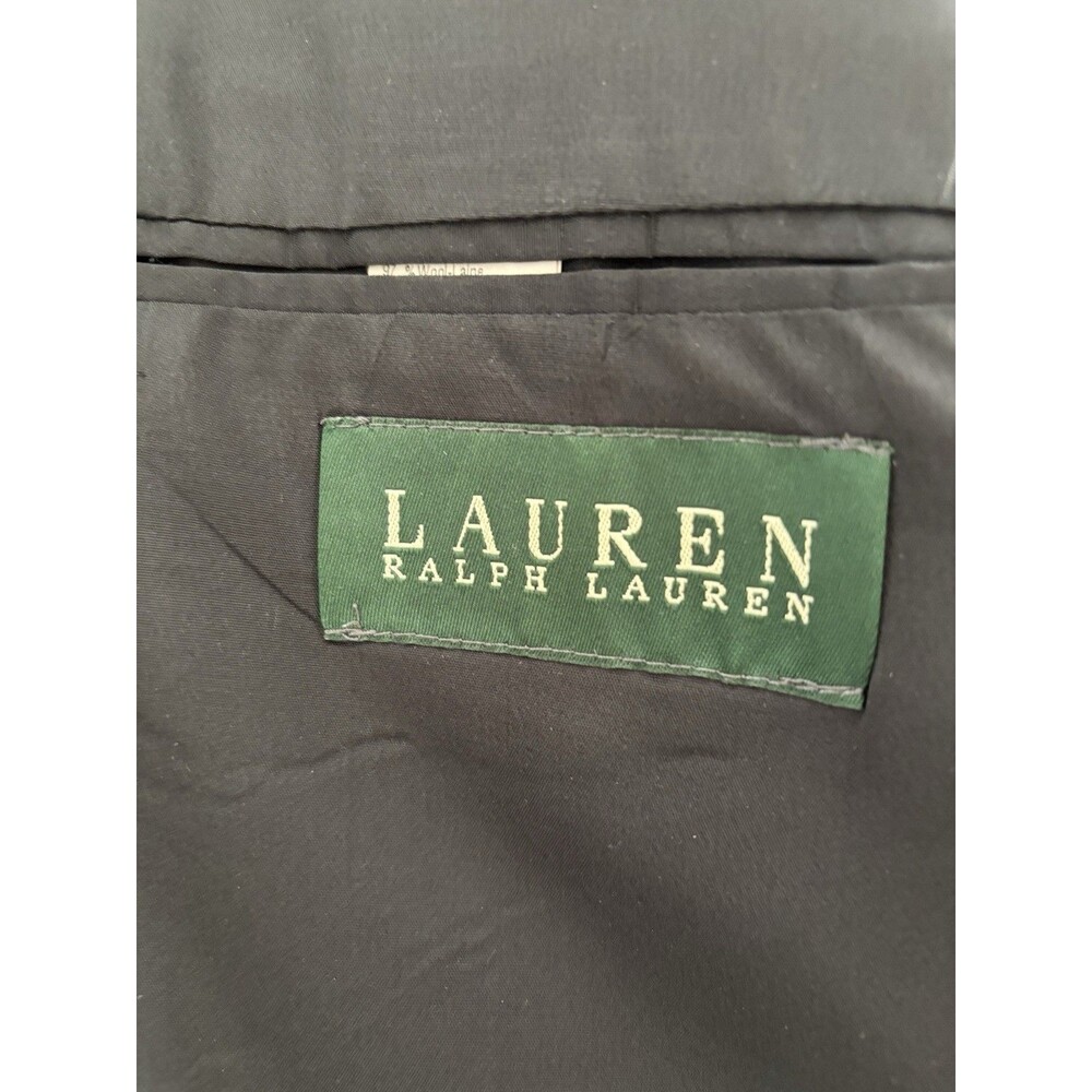 Ralph Lauren Men's WOOL Suit Jacket Blazer Sport 43R Gray Two Buttons Carrer - Picture 8 of 12